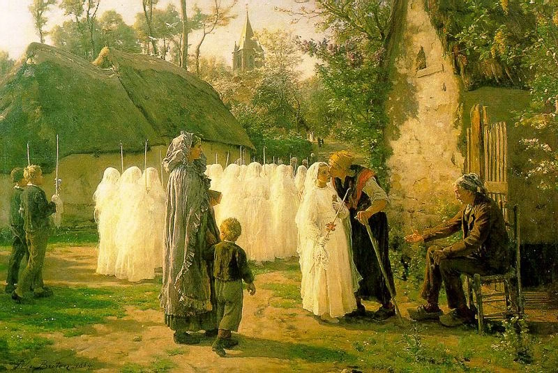 Le prime comunioni, 1884